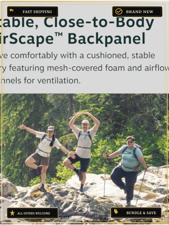 Osprey Sportlite 15L Lightweight Hiking Backpack - Unisex main image 4